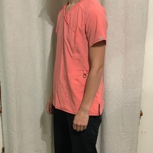 Peach Colored Cherokee Infinity Scrub Top